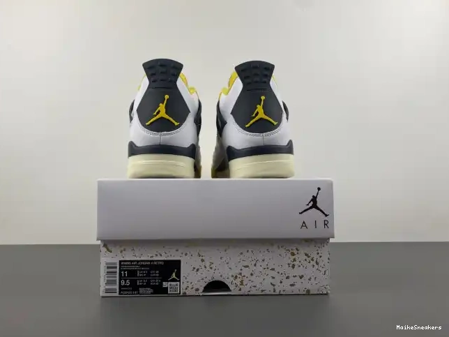 MaikeSneakers AQ9129-101 WNNS Jordan Sulfur Air Vivid 4 0620